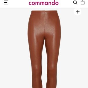 NWOT Commando Faux Leather Legging Sz S